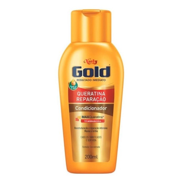 Condicionador Niely Gold Queratina 200Ml - Niely Gold