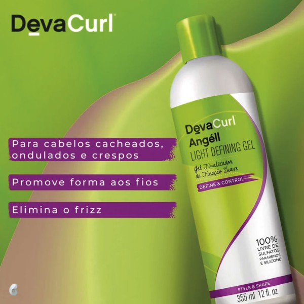Encontraproduto.com.br - Deva Curl Angell Light Defining Gel  - Leave-in 355ml