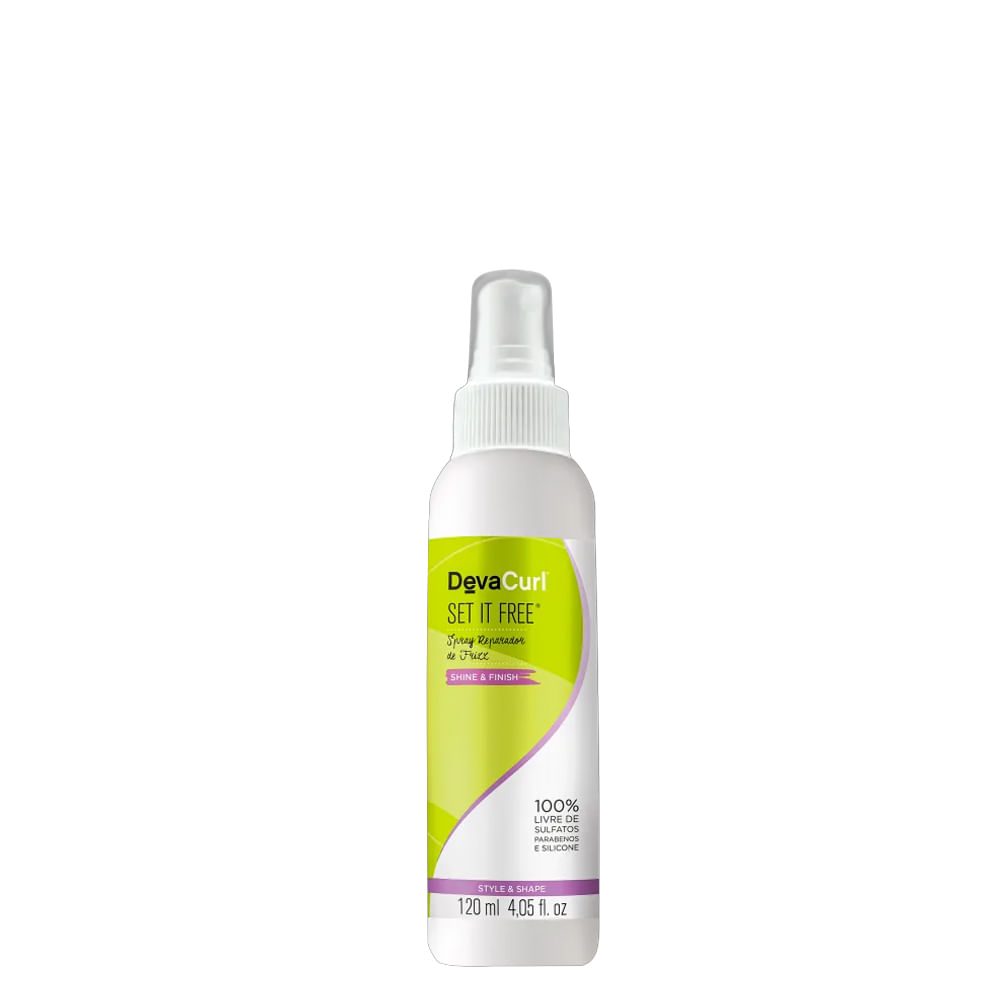 Encontraproduto.com.br - Deva Curl Set It Free Spray Anti-Frizz - Finalizador Antifrizz