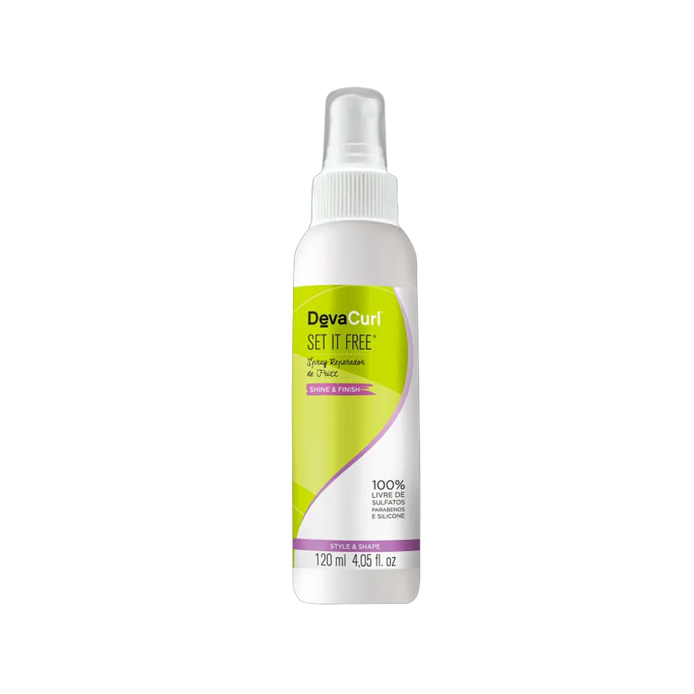Encontraproduto.com.br - Deva Curl Set It Free Spray Anti-Frizz - Finalizador Antifrizz