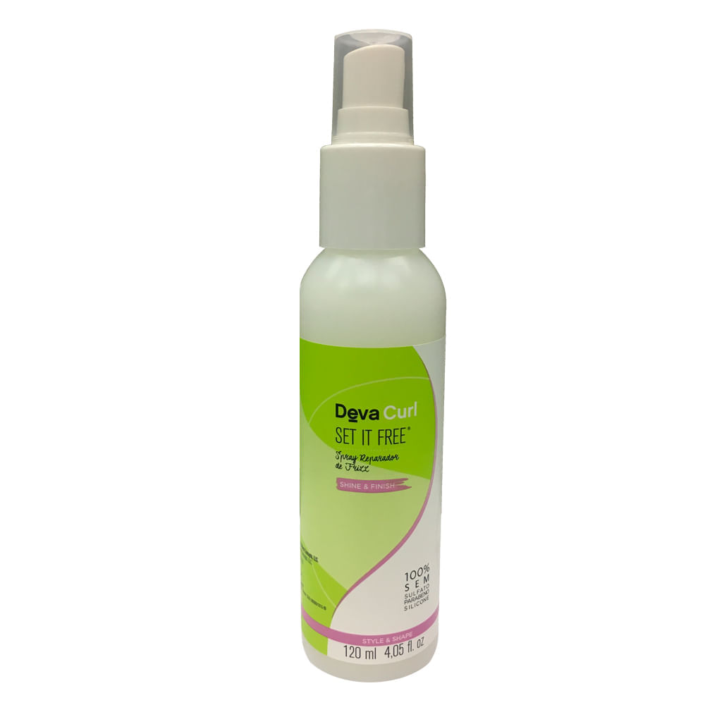 Encontraproduto.com.br - Deva Curl Set It Free Spray Anti-Frizz - Finalizador Antifrizz