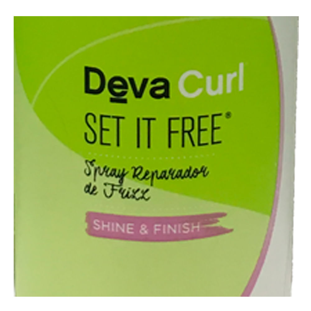 Encontraproduto.com.br - Deva Curl Set It Free Spray Anti-Frizz - Finalizador Antifrizz