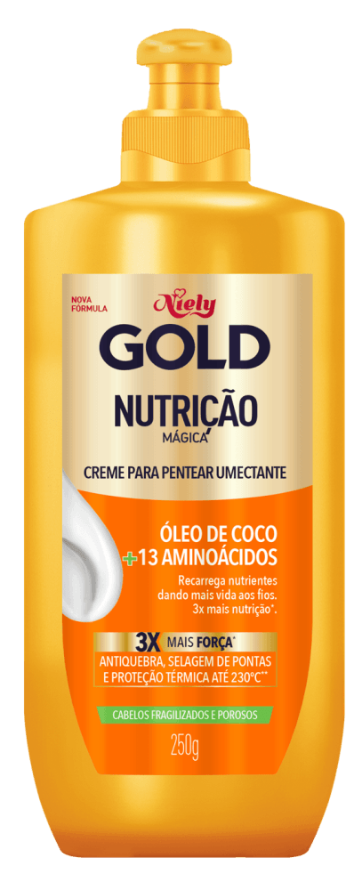 Encontraproduto.com.br - Creme de Pentear Niely Gold Nutrição Mágica 250g