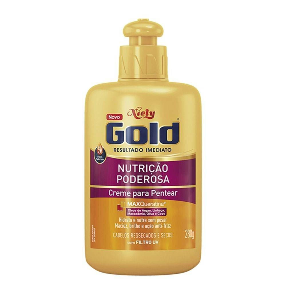 Encontraproduto.com.br - Creme de Pentear Niely Gold Nutrição Mágica 250g