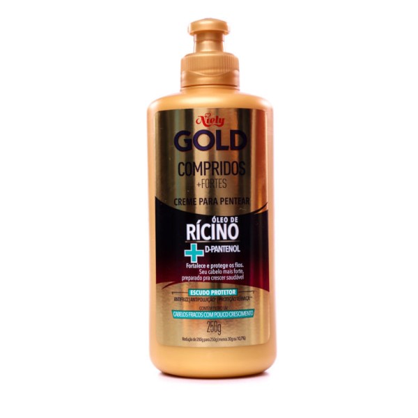 Encontraproduto.com.br - Creme para Pentear Niely Gold Compridos+Fortes 250g