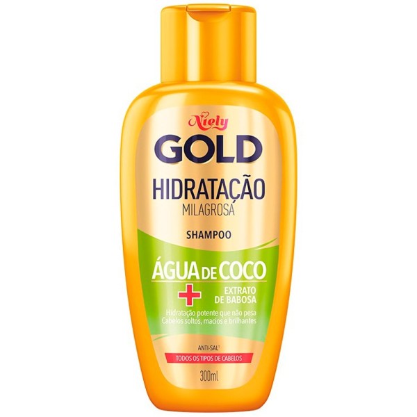 Encontraproduto.com.br - Shampoo Niely Gold Água de Coco 275ml