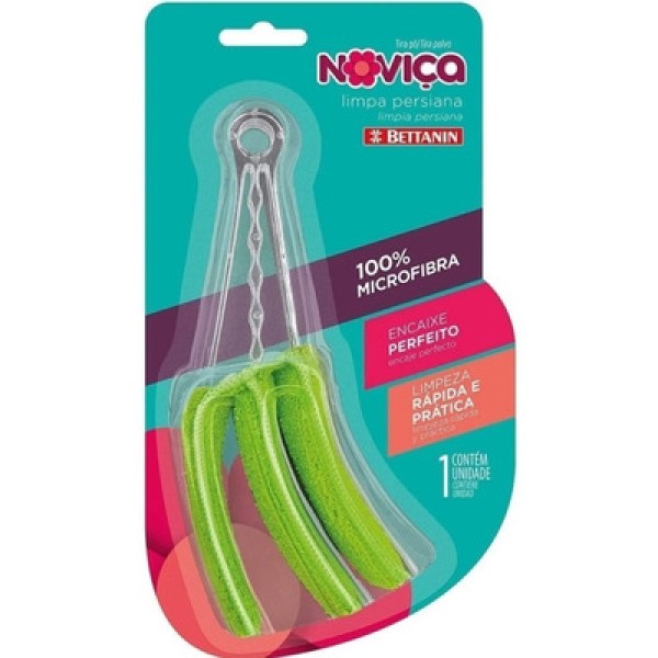 Limpador de Microfibra para Persianas Verde 22CM