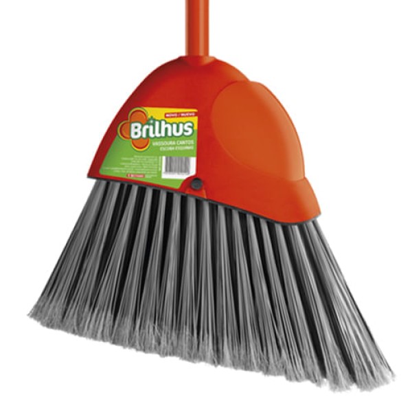 Encontraproduto.com.br - Vassoura Cantos com Cabo Brilhus - BETTANIN