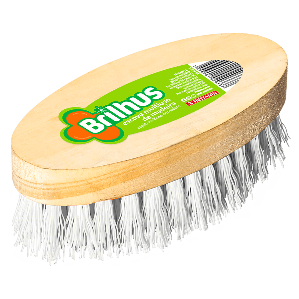 Encontraproduto.com.br - Escova de Limpeza de Madeira Brilhus Bettanin