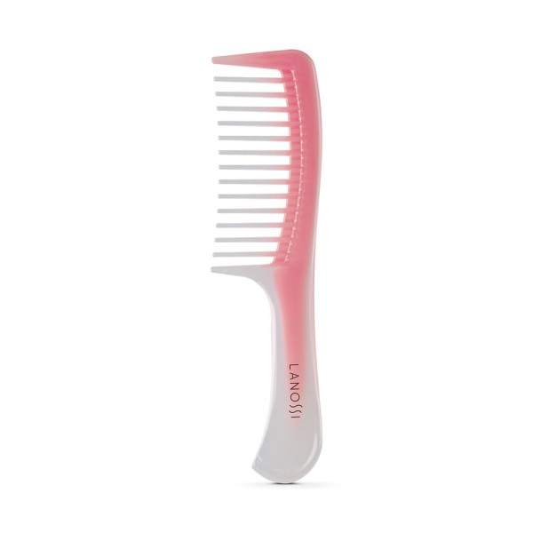 Encontraproduto.com.br - Pente com Dentes Largos Uso Diário Rosé Lanossi
