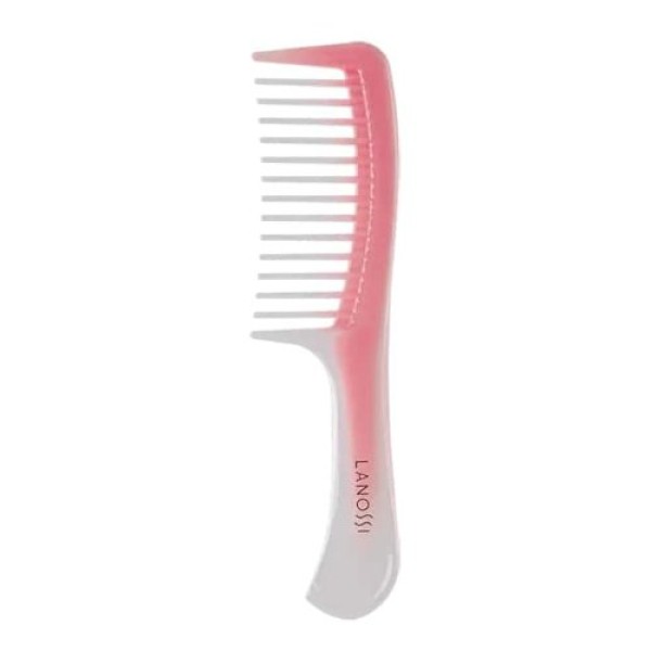 Encontraproduto.com.br - Pente com Dentes Largos Uso Diário Rosé Lanossi