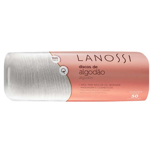 DISCOS DE ALGODAO LANOSSI 50 UNIDADES