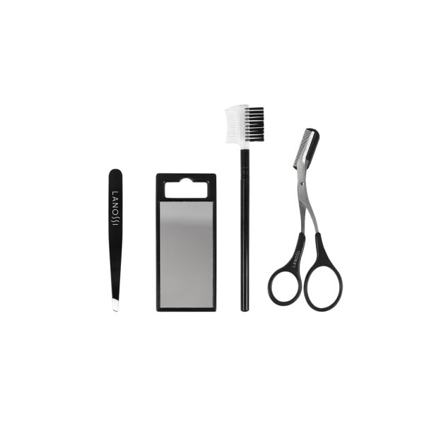 Encontraproduto.com.br - Kit para Sobrancelha 4 Peças Lanossi