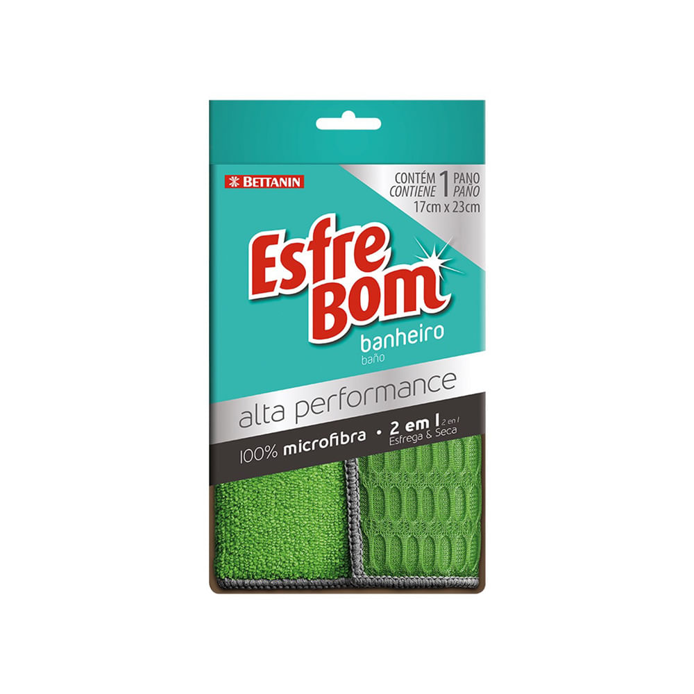 Pano para Banheiro Microfibra Alta Performance EsfreBom Bettanin