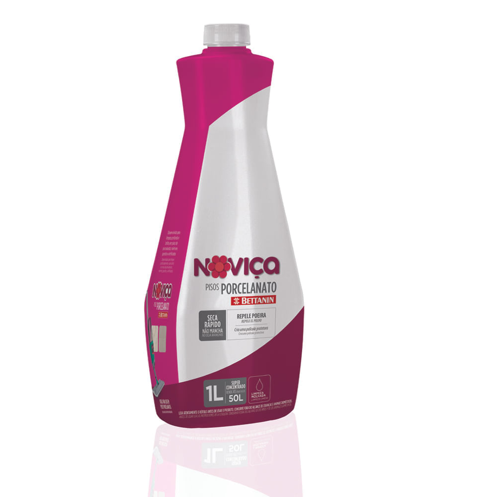 Encontraproduto.com.br - Limpador para Pisos Porcelanato Concentrado 1L Noviça Bettanin