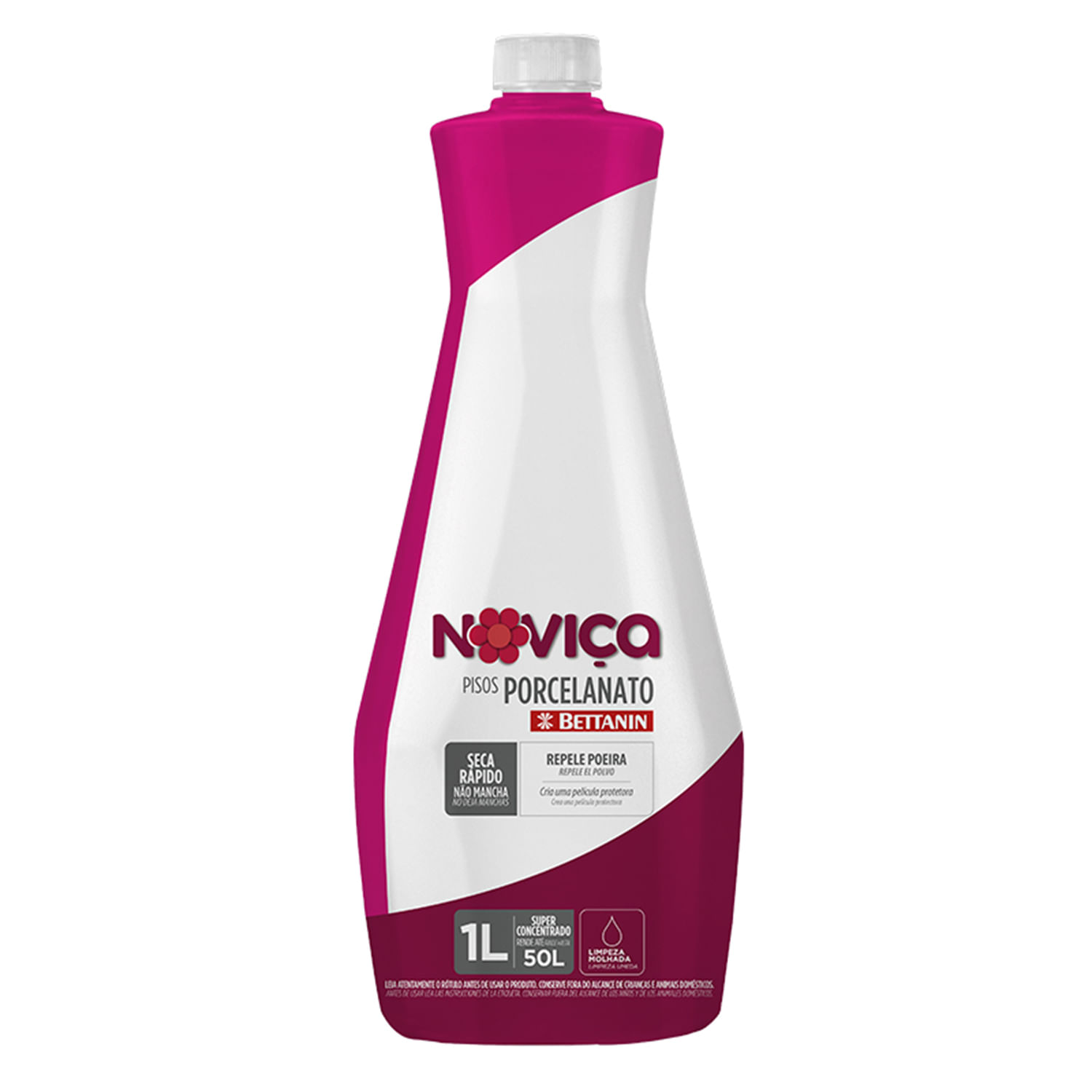 Encontraproduto.com.br - Limpador para Pisos Porcelanato Concentrado 1L Noviça Bettanin