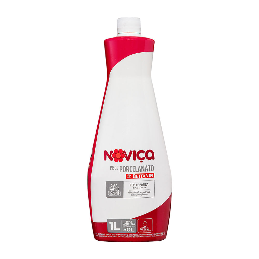 Encontraproduto.com.br - Limpador para Pisos Porcelanato Concentrado 1L Noviça Bettanin