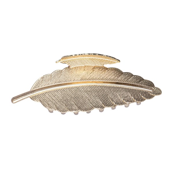 Encontraproduto.com.br - Piranha de Cabelo Nature Metal Dourada  Lanossi