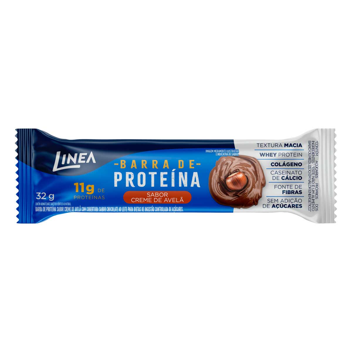 Encontraproduto.com.br - Barra de Proteína Linea Hummm! Sabor Creme de Avelã 35g