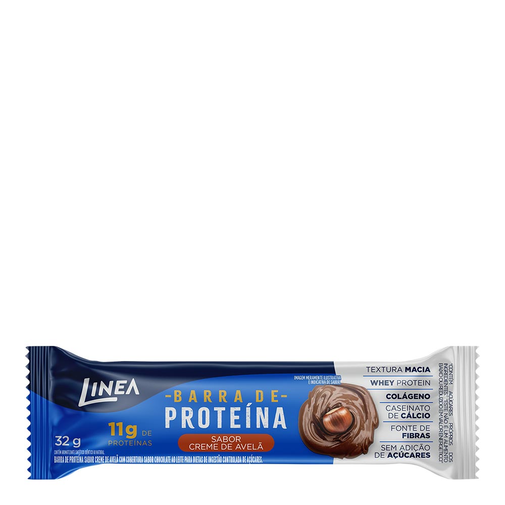 Encontraproduto.com.br - Barra de Proteína Linea Hummm! Sabor Creme de Avelã 35g