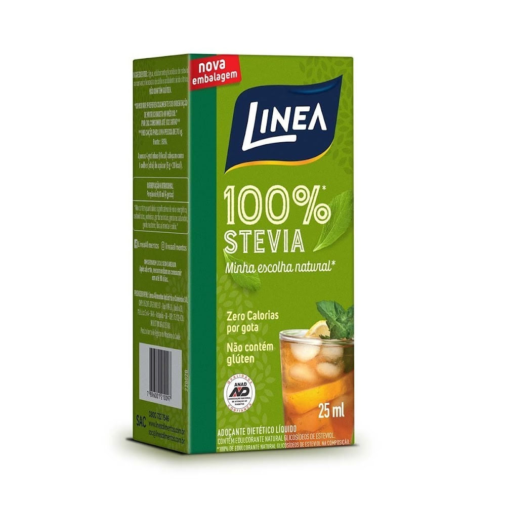 Encontraproduto.com.br - Adoçante Líquido Linea Stevia 25ml