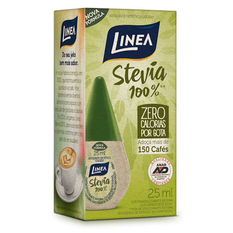 Encontraproduto.com.br - Adoçante Líquido Linea Stevia 25ml