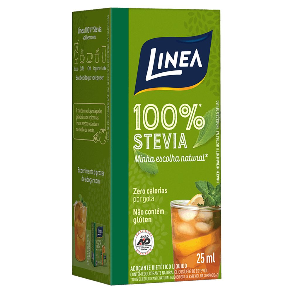 Encontraproduto.com.br - Adoçante Líquido Linea Stevia 25ml