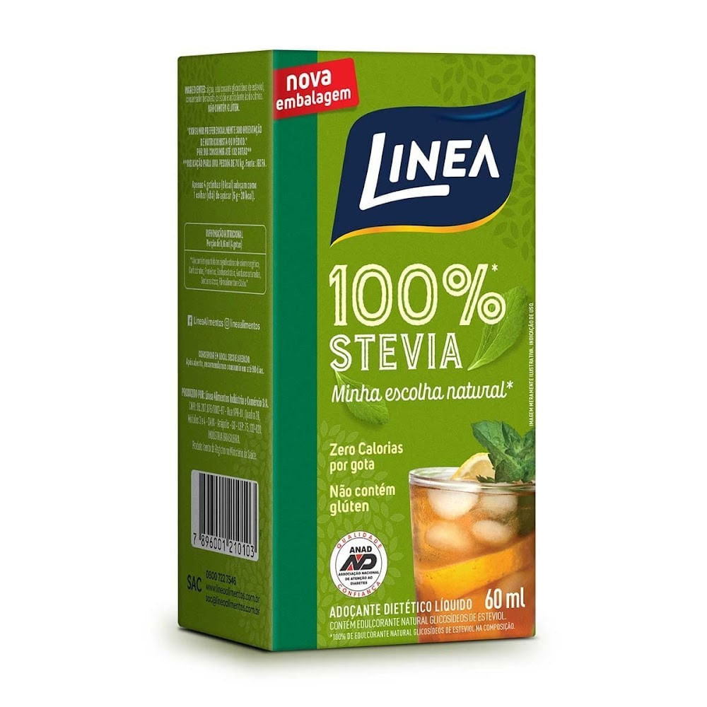 Encontraproduto.com.br - Adoçante Líquido Linea Stevia 60ml