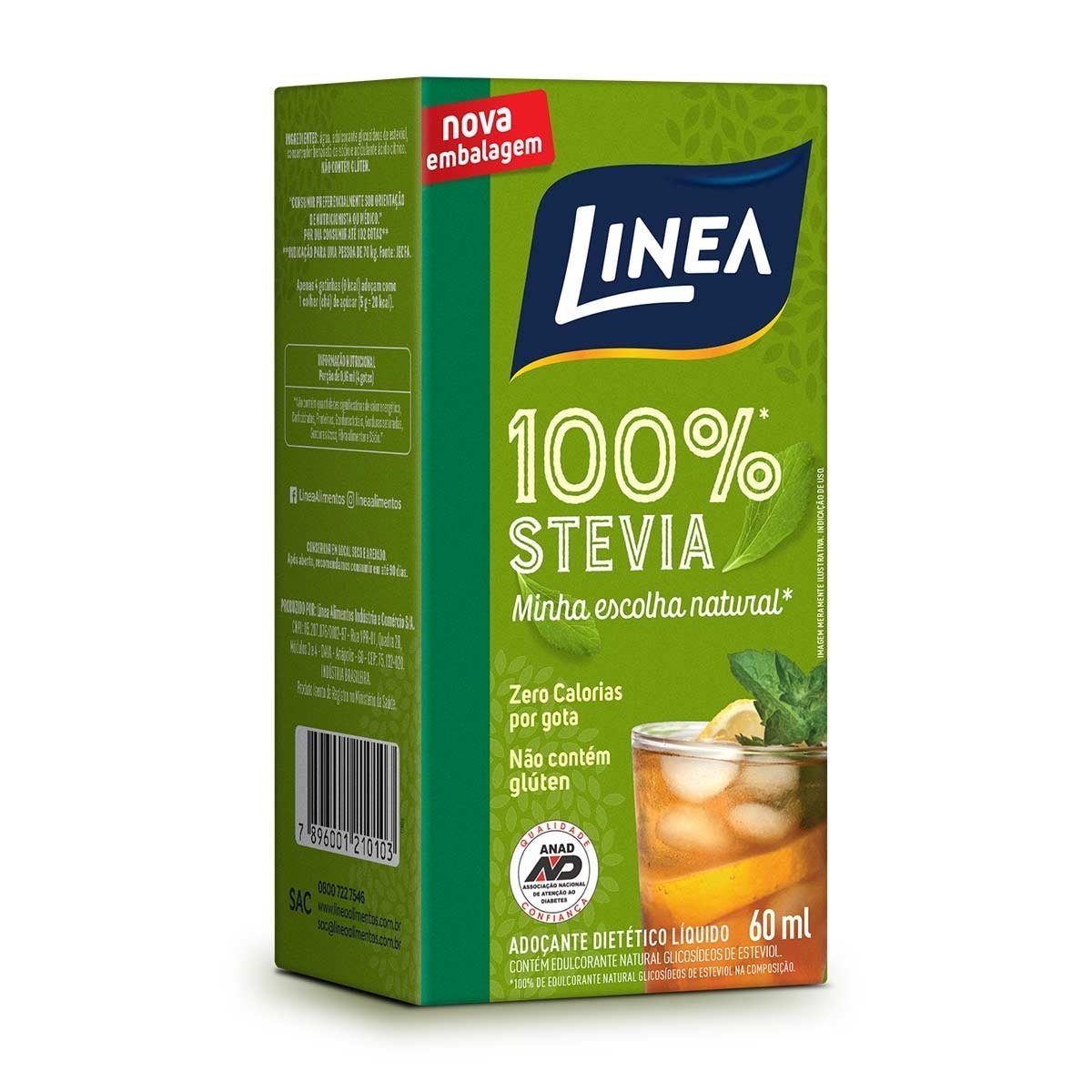 Encontraproduto.com.br - Adoçante Líquido Linea Stevia 60ml