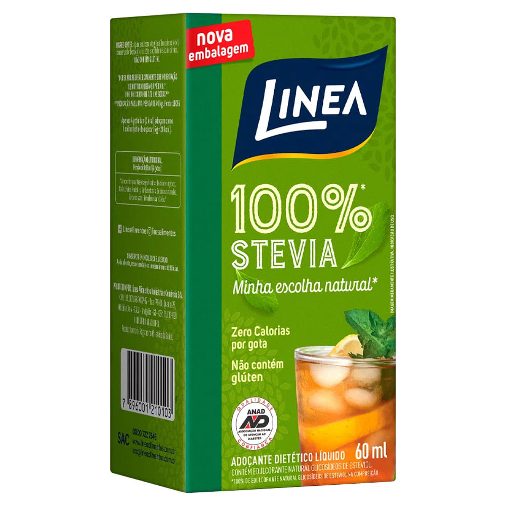Encontraproduto.com.br - Adoçante Líquido Linea Stevia 60ml