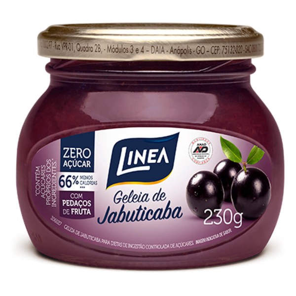 Encontraproduto.com.br - Geléia Jabuticaba Zero Açúcar 230g - Linea