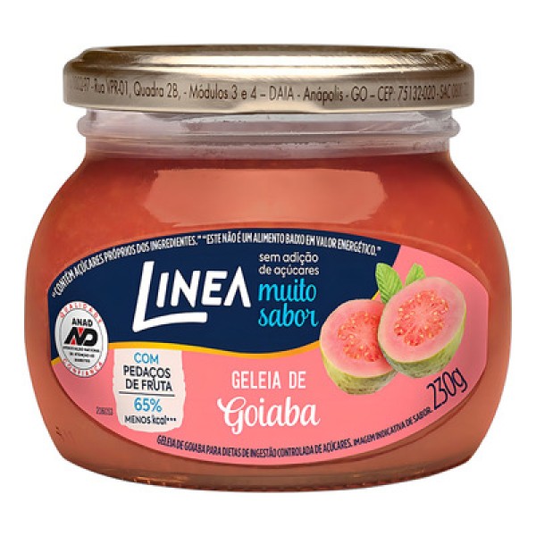 Geléia Goiaba Zero Açúcar 230g - Linea