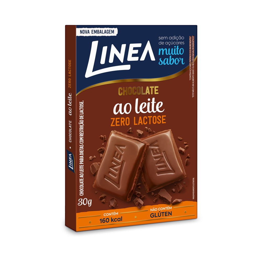 Encontraproduto.com.br - Chocolate Linea Ao Leite Diet Zero Lactose 30g