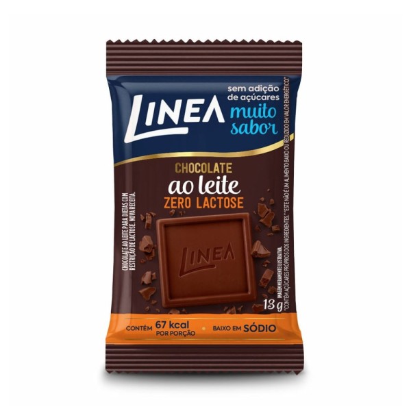 Encontraproduto.com.br - Mini Chocolate Ao Leite Linea Zero Lactose 13g