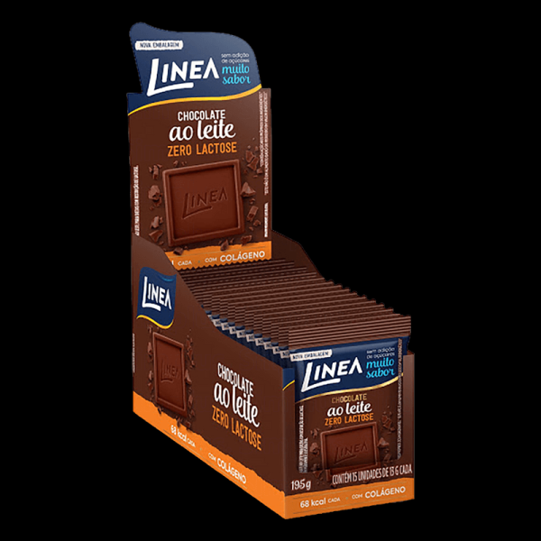 Encontraproduto.com.br - Mini Chocolate Ao Leite Linea Zero Lactose 13g