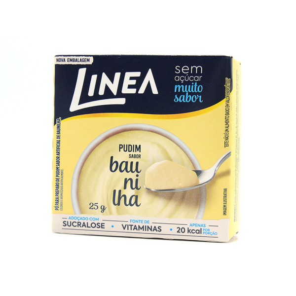 Encontraproduto.com.br - Pudim em Pó Linea Zero Açúcar Baunilha 25g