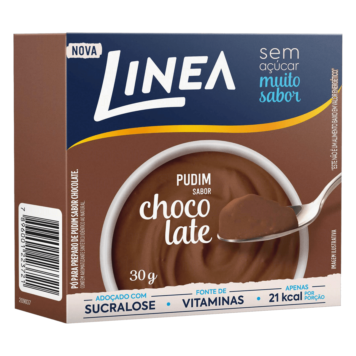 Encontraproduto.com.br - Pó para pudim LINEA zero chocolate 25g