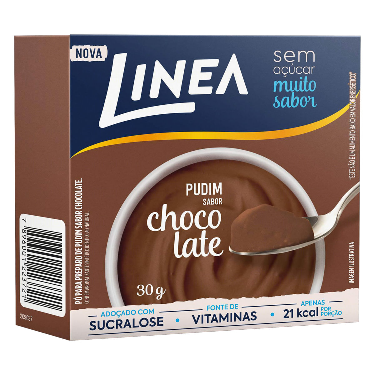 Encontraproduto.com.br - Pó para pudim LINEA zero chocolate 25g