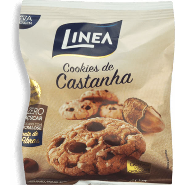 Encontraproduto.com.br - Biscoito Linea Cookies Castanha Para 40G - Linea