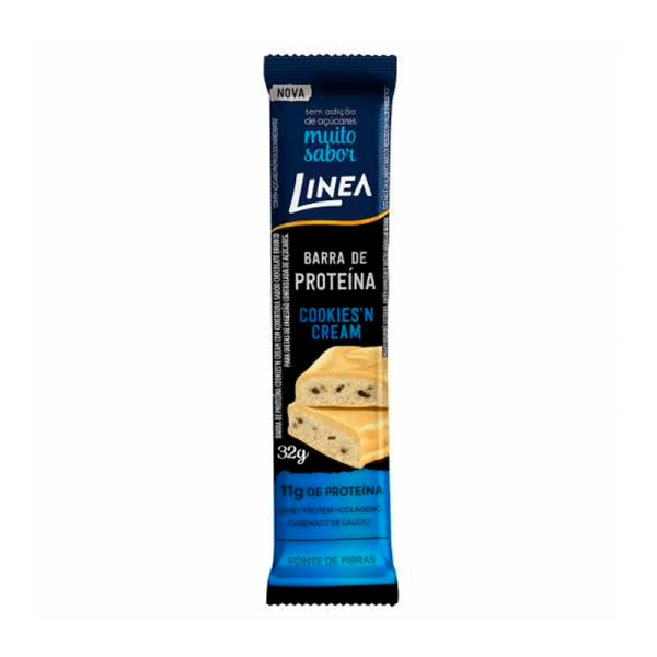 Encontraproduto.com.br - Barra De Proteina Cookies Cream Linea 32g