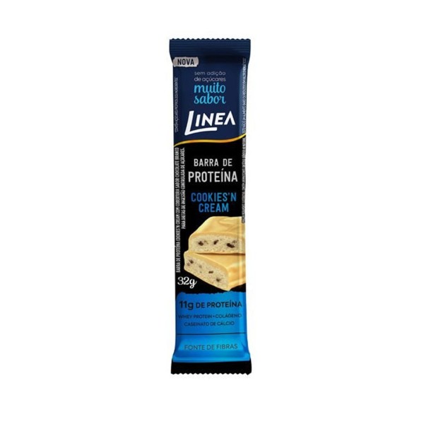 Encontraproduto.com.br - Barra De Proteina Cookies Cream Linea 32g