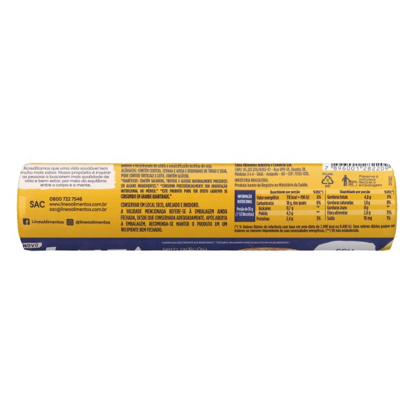 Encontraproduto.com.br - Kit 3 Biscoito Integral Diet Sabores - Linea