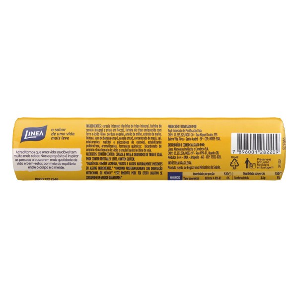 Encontraproduto.com.br - Kit 3 Biscoito Integral Diet Sabores - Linea