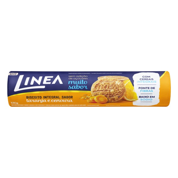 Encontraproduto.com.br - Biscoito Linea Integral Laranja e Cenoura 100g