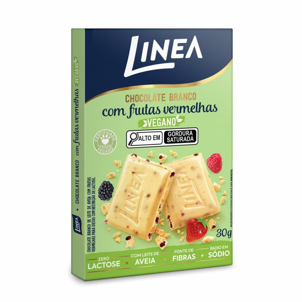 Encontraproduto.com.br - Chocolate de Frutas Vermelhas sem Açúcar Línea 30g