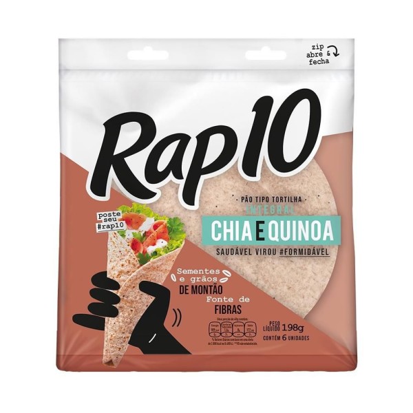 Encontraproduto.com.br - Rap10 Bimbo Chia E Quinoa Integral 198G