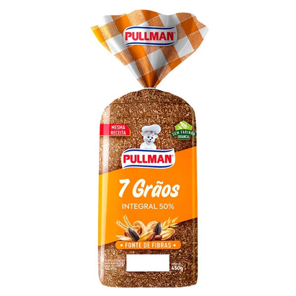 Encontraproduto.com.br - Pão de Forma 100% Integral 7 Grãos Pullman 450g
