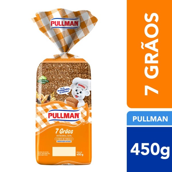 Encontraproduto.com.br - Pão de Forma 100% Integral 7 Grãos Pullman 450g