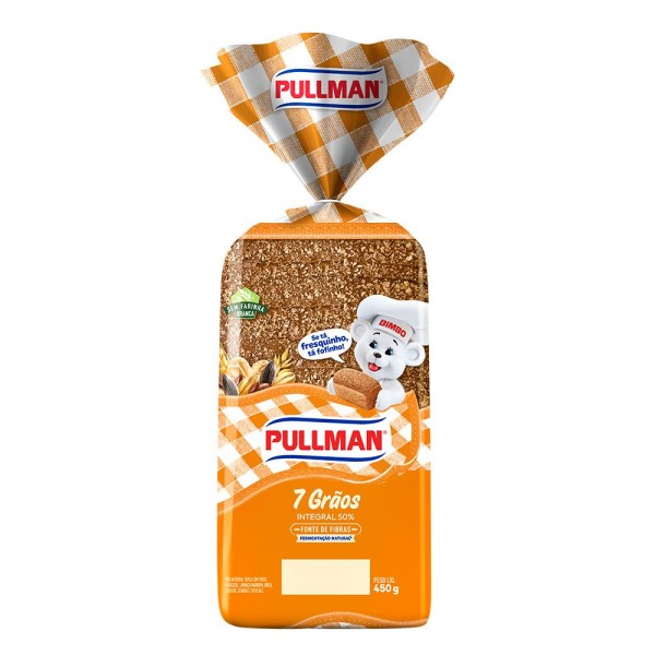Encontraproduto.com.br - Pão de Forma 100% Integral 7 Grãos Pullman 450g