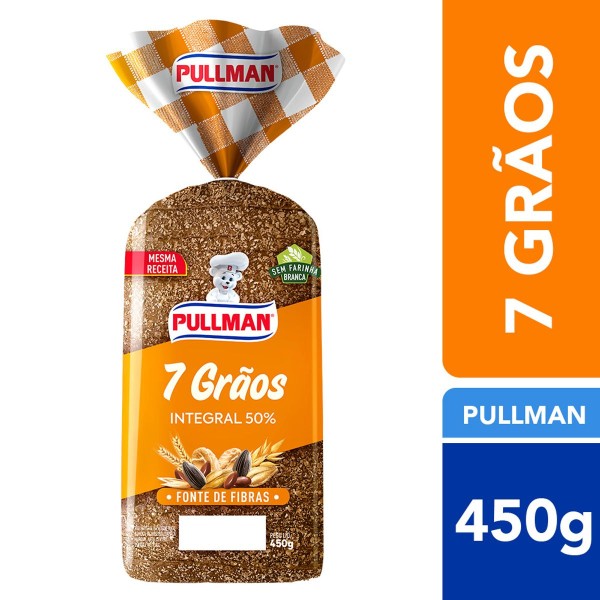 Encontraproduto.com.br - Pão de Forma 100% Integral 7 Grãos Pullman 450g